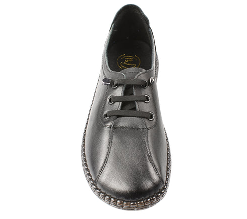 Pantofi casual, dama, FORMAZIONE, 2810 negru, piele naturala